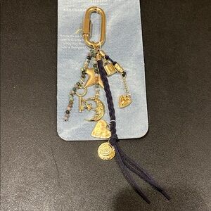 Atterri | Navy Celestial Motif Bag Charm